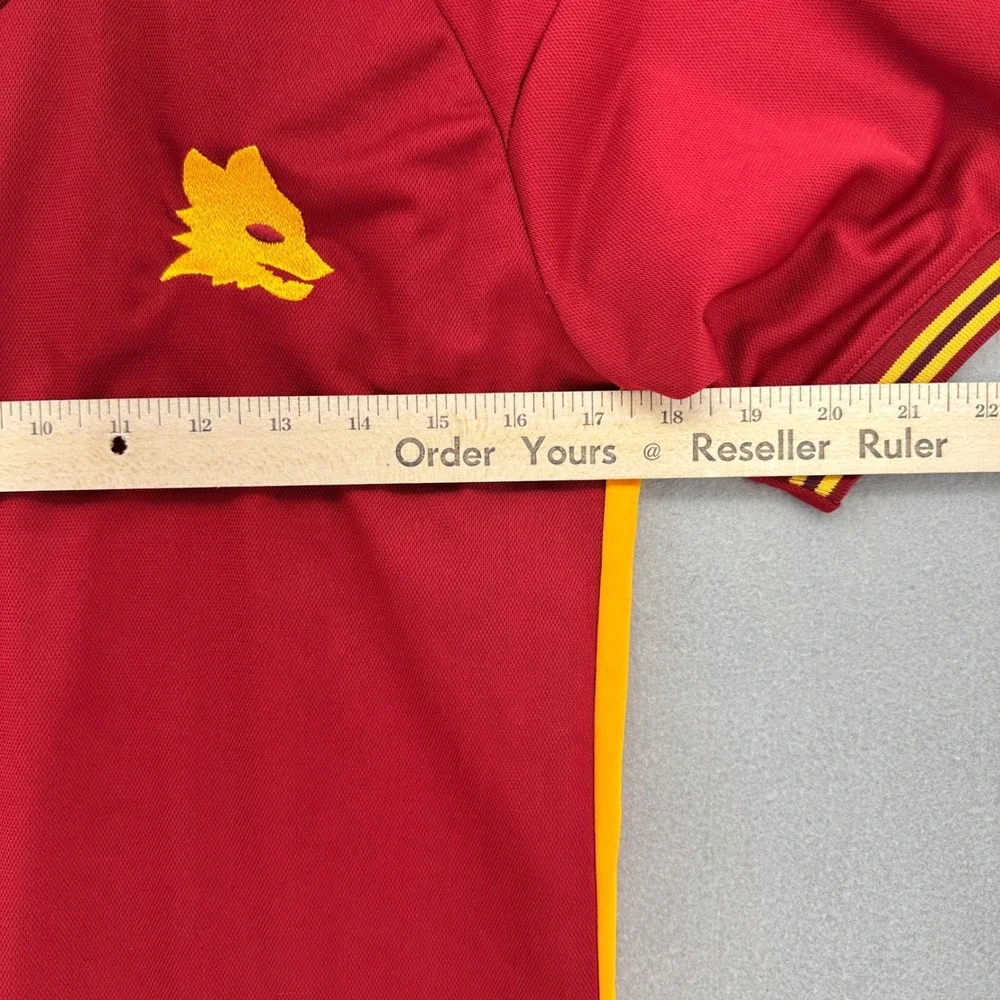 Adidas AS Roma 2023/24 Home Jersey Mens M Slim Fit Zimapan 1 AS Roma Soccer Club